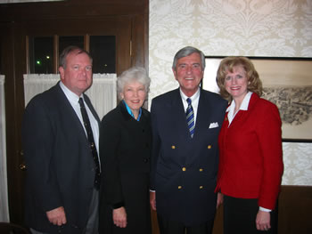 Peggy and David Welch with Lloyd Ogilvie and Judy O'Bannon