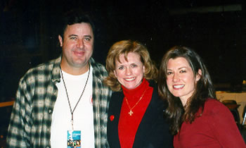 Peggy Welch, Amy Grant and Vince Gill