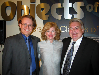 Tim Noble, Peggy, and Chris Lysack